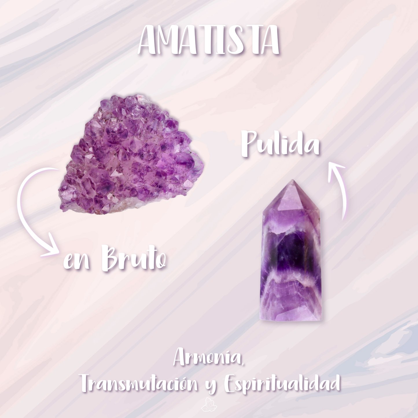 Amethyst hjerte anheng