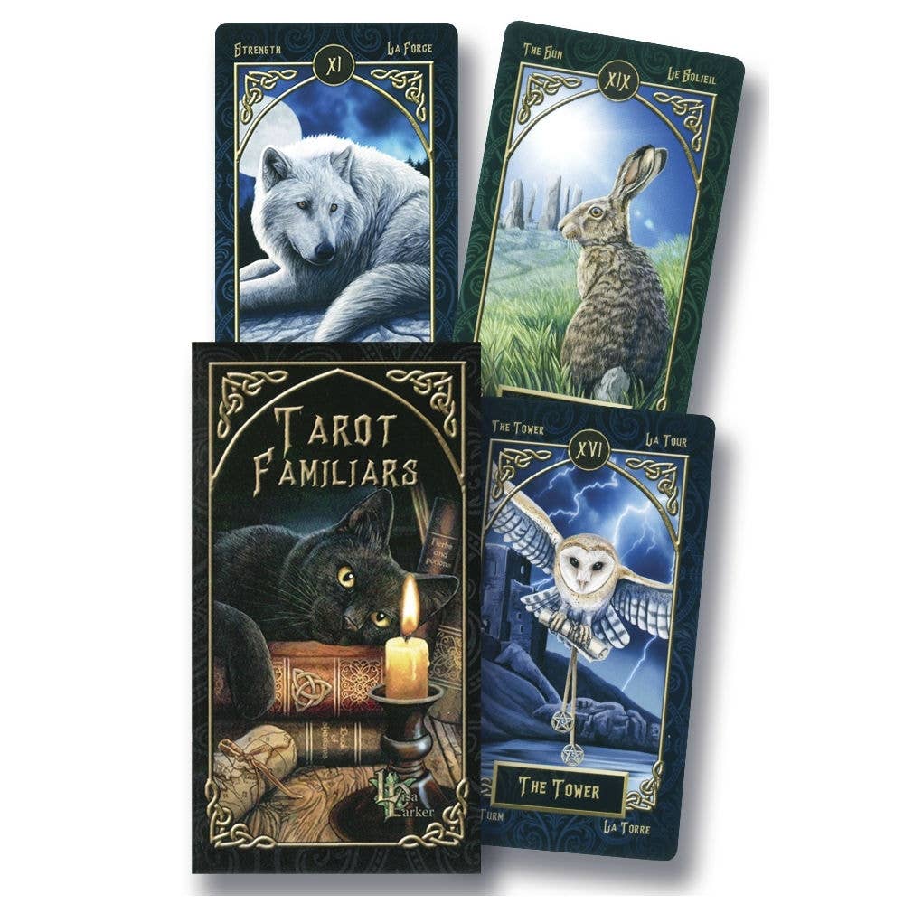 Tarot Familiars – Magisk Tarotkortsett av Lisa Parker