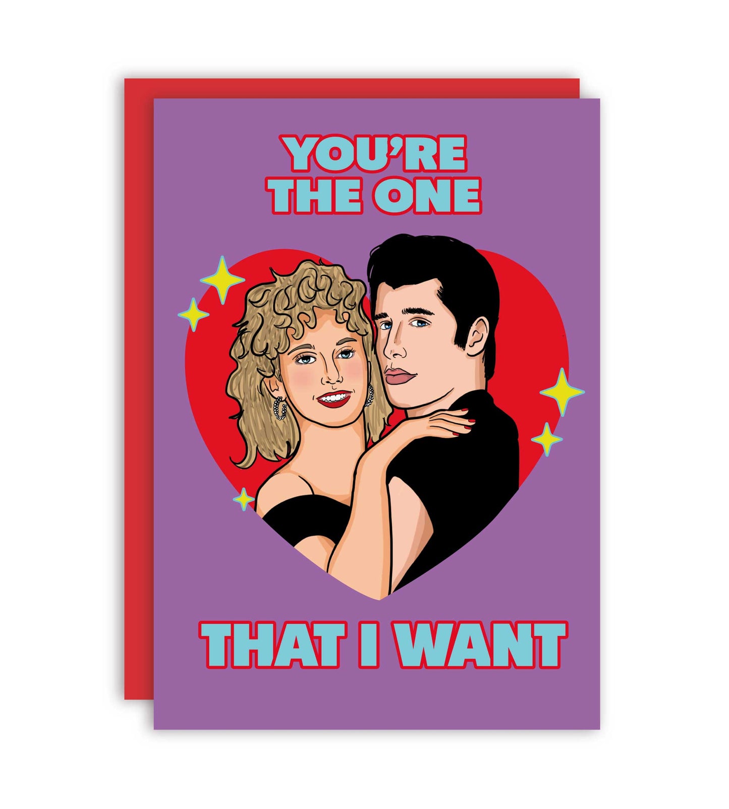 You're The One That I Want Grease Greeting Card