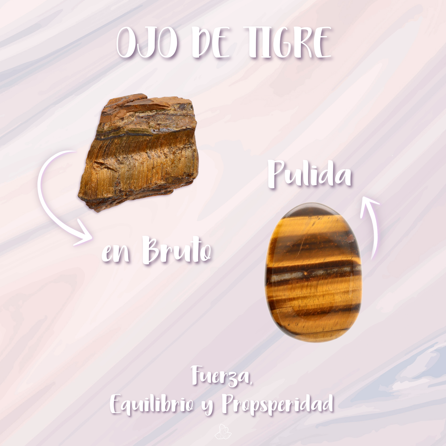 Double ended pendant of Eye of Tiger in Silver Bathroom