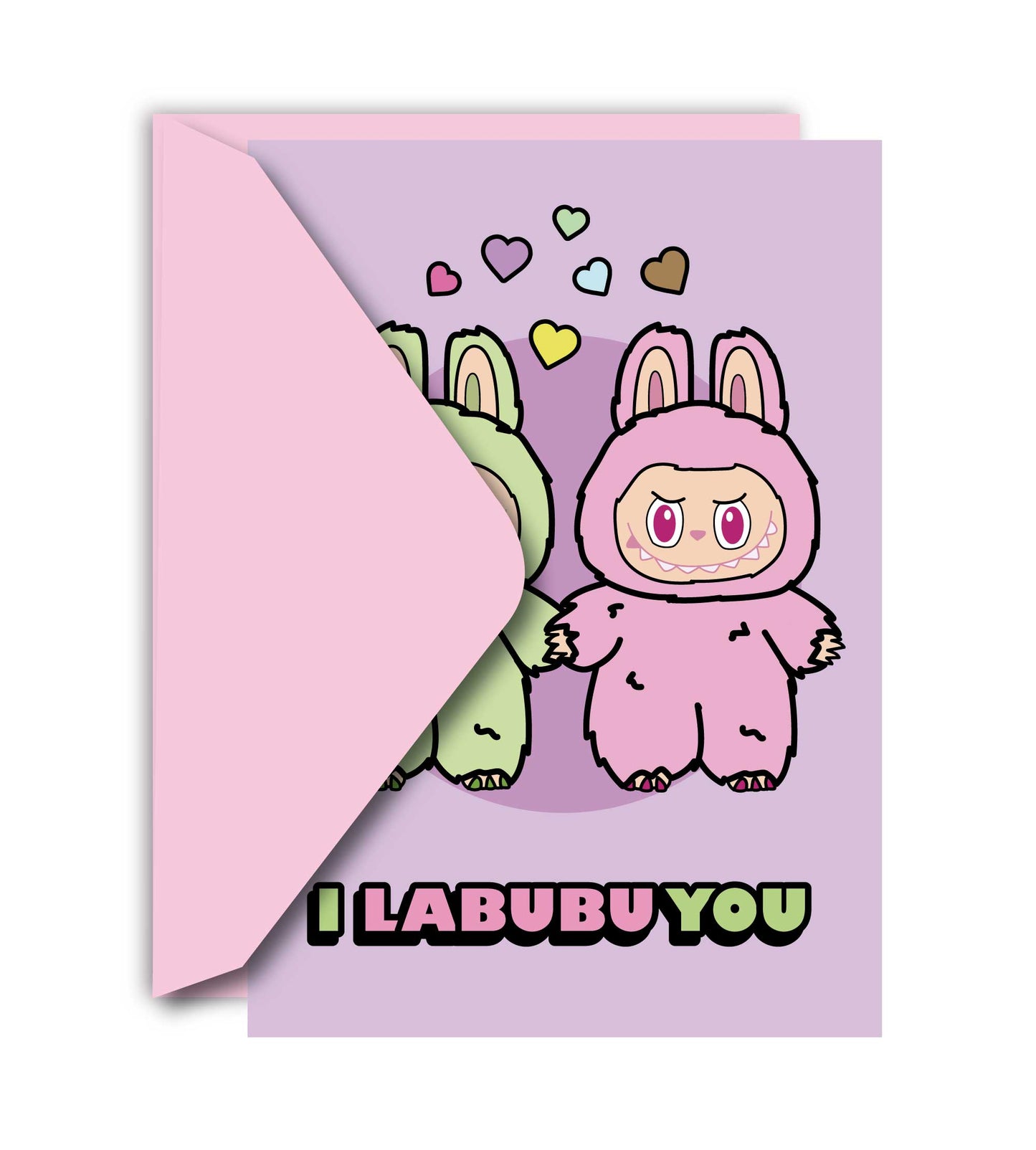 I Labubu You - Gratulasjonskort