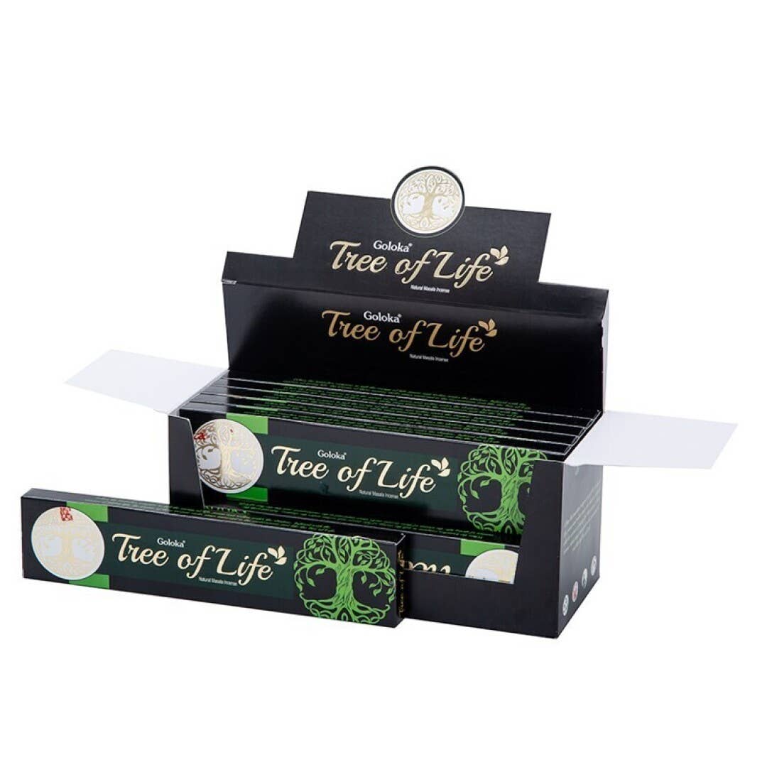 Røkelse Goloka Black 15g Tree of Life