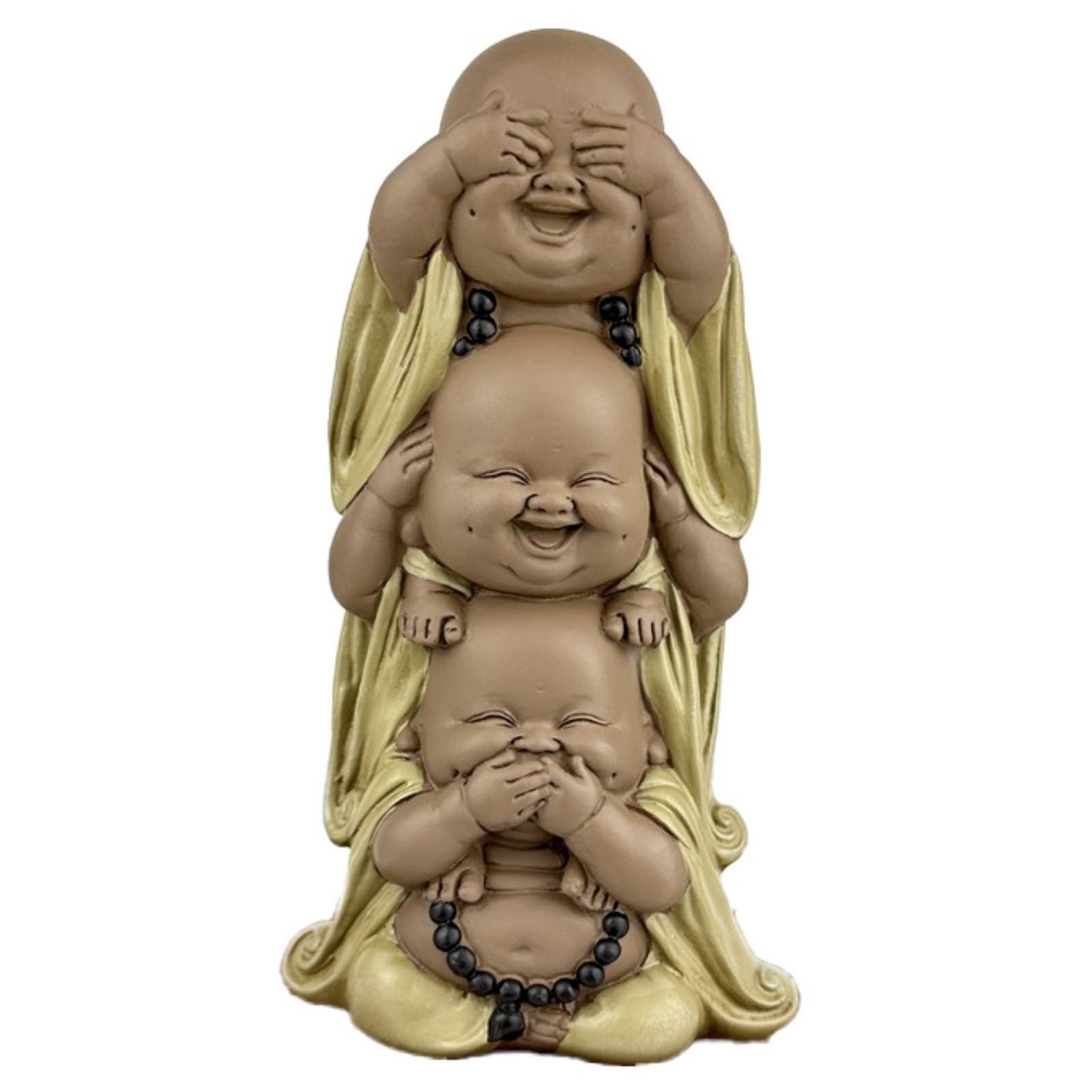 Tre Buddha figurer