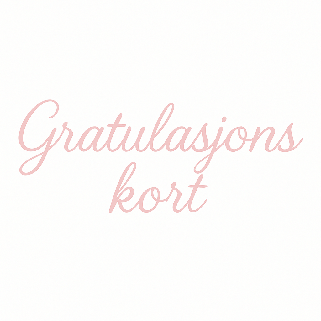 Gratulasjonskort