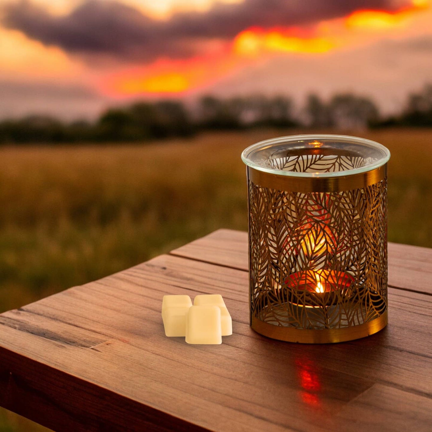 Metally Series Oil Burner — Leaves