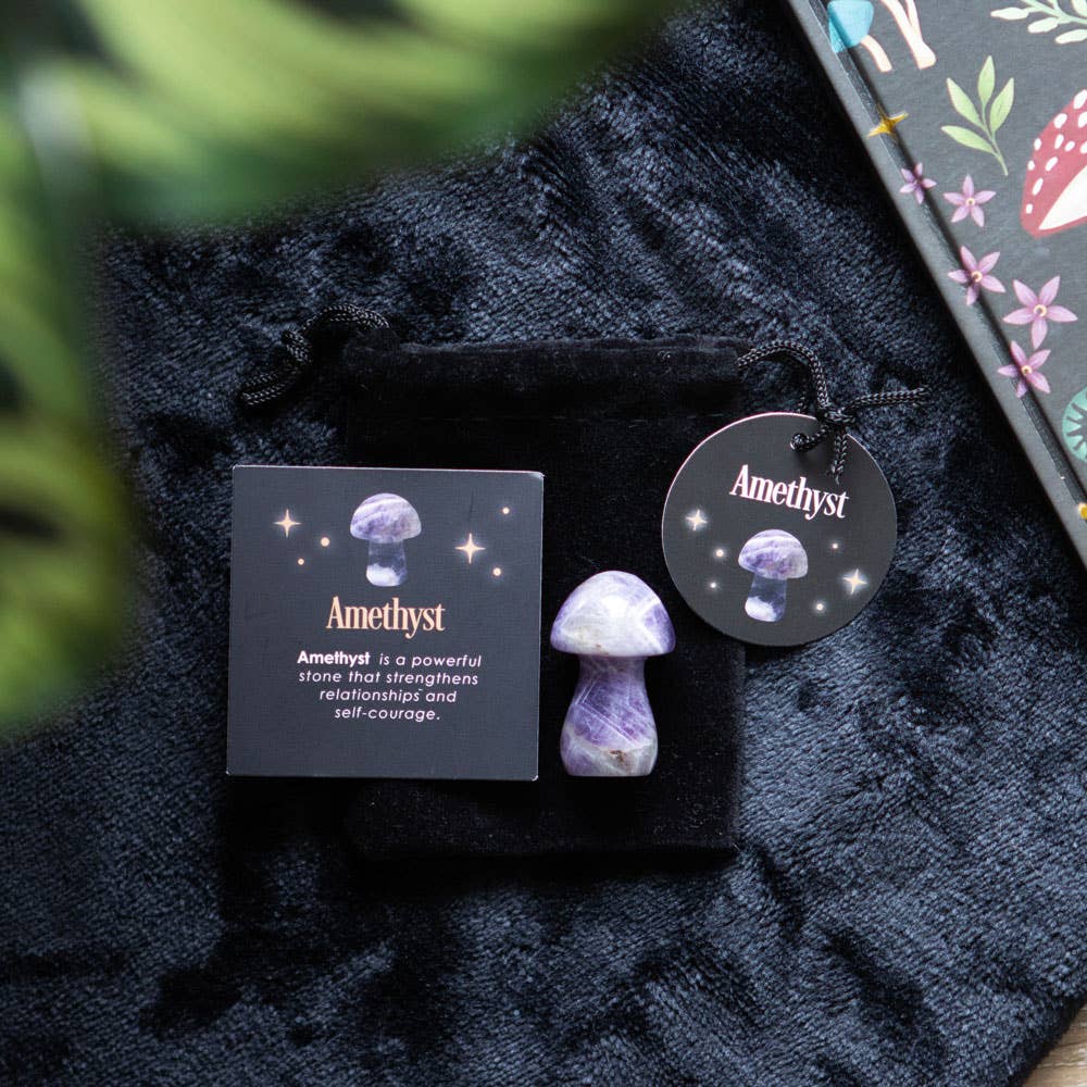 Ametyst krystall sopp