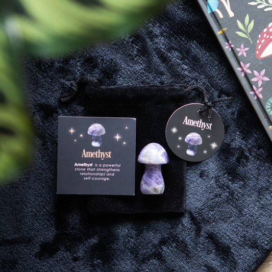 Ametyst krystall sopp
