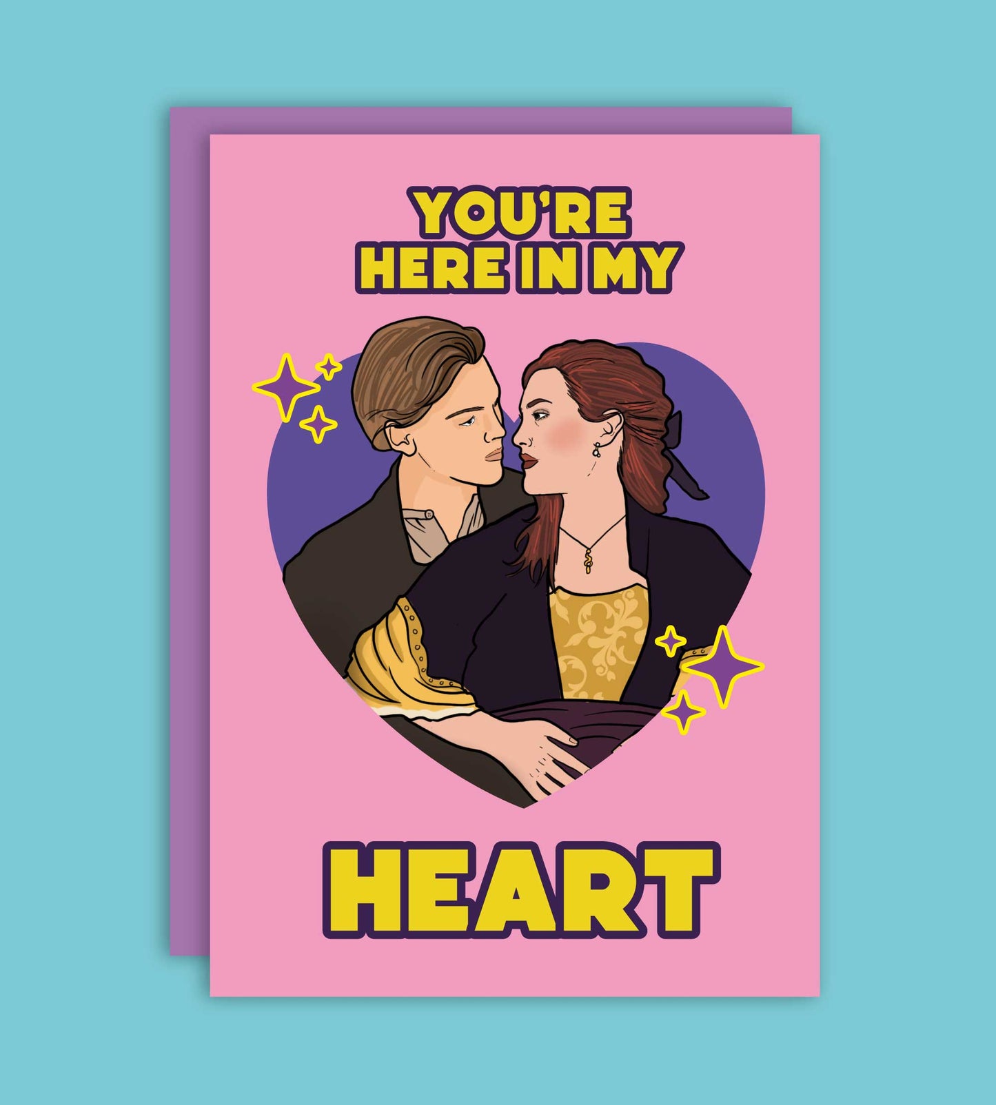 Titanic Rose & Jack Valentine's Day Greeting Card