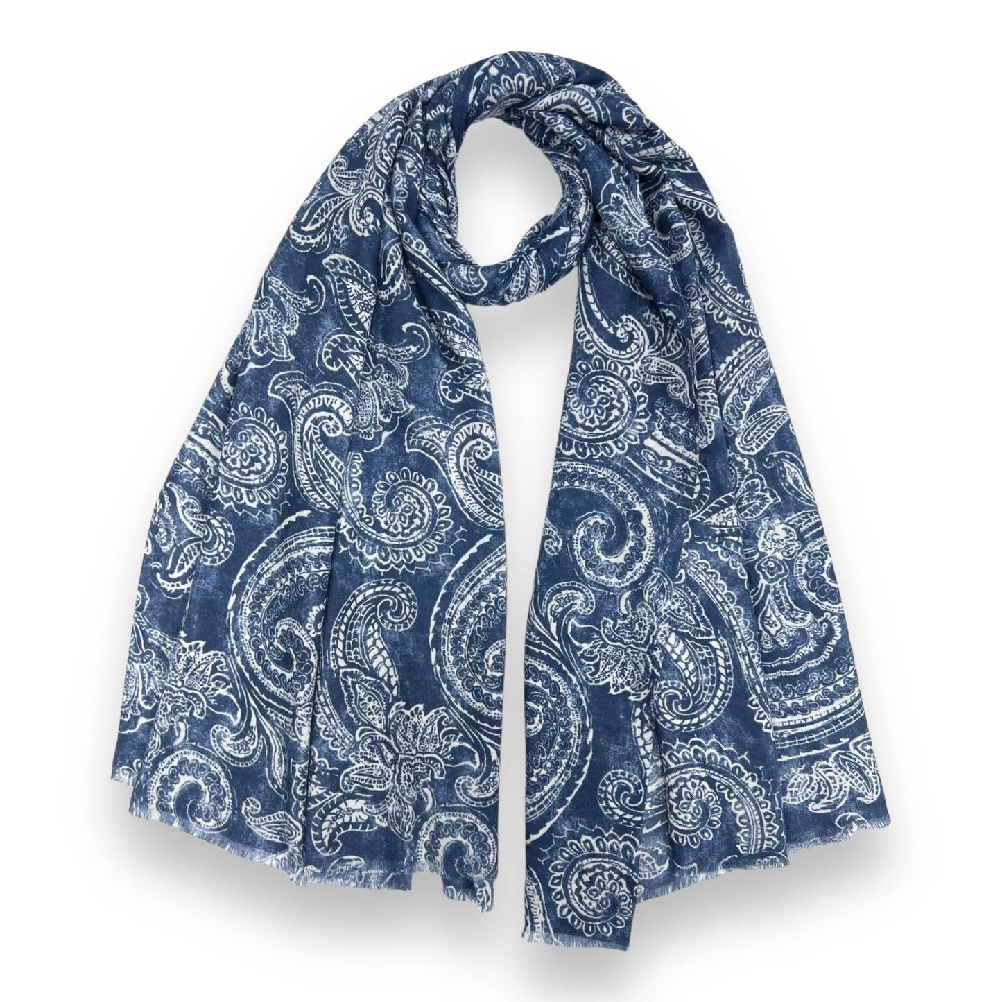 Skjerf med Paisley mønster