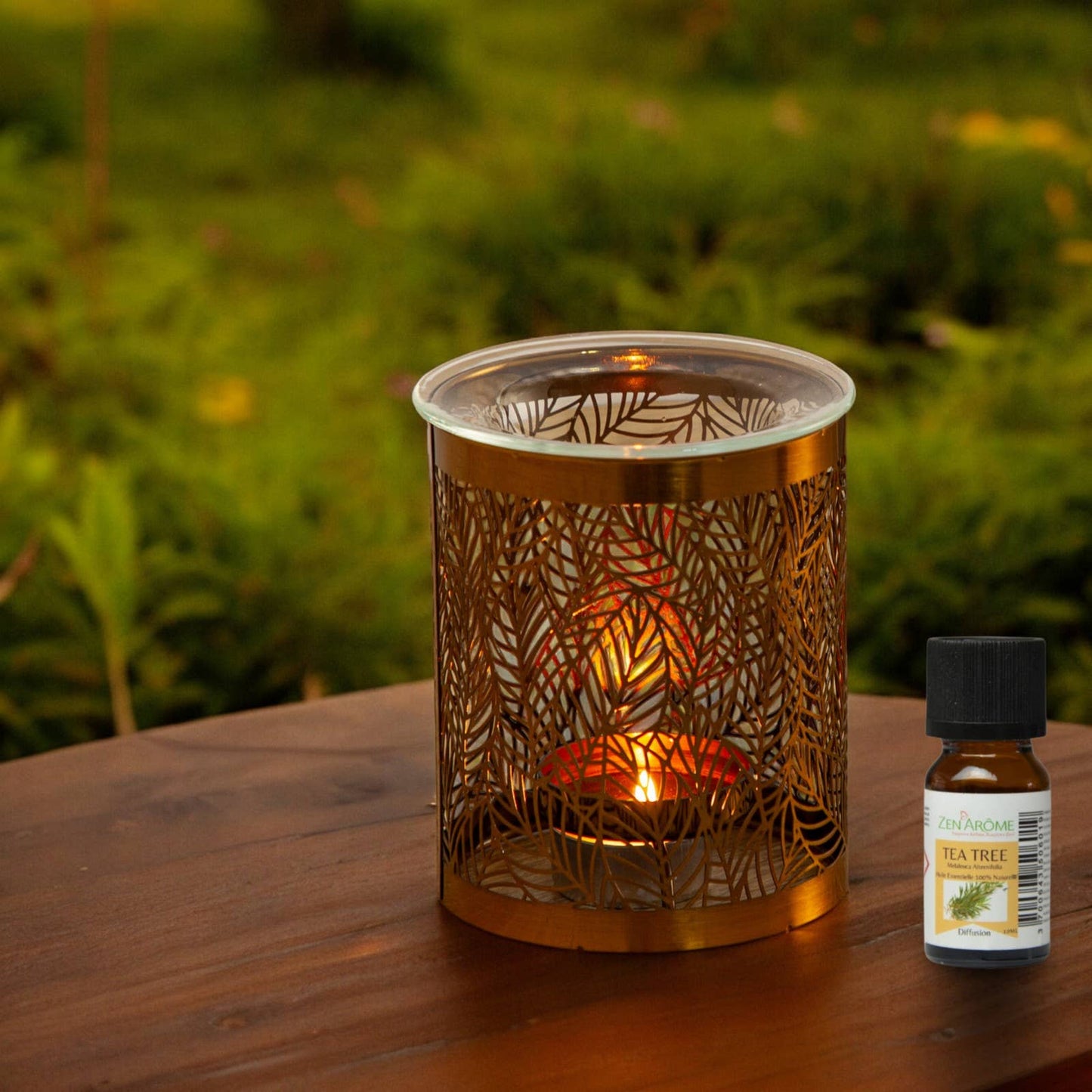 Metally Series Oil Burner — Leaves