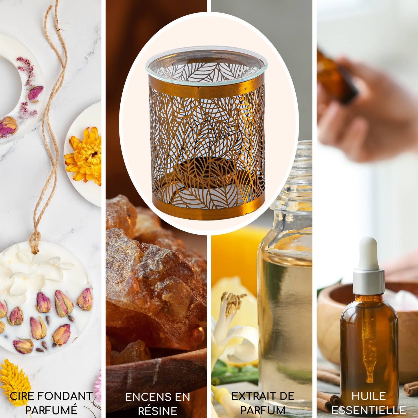 Metally Series Oil Burner — Leaves