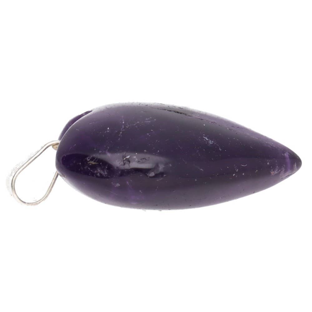 Amethyst hjerte anheng