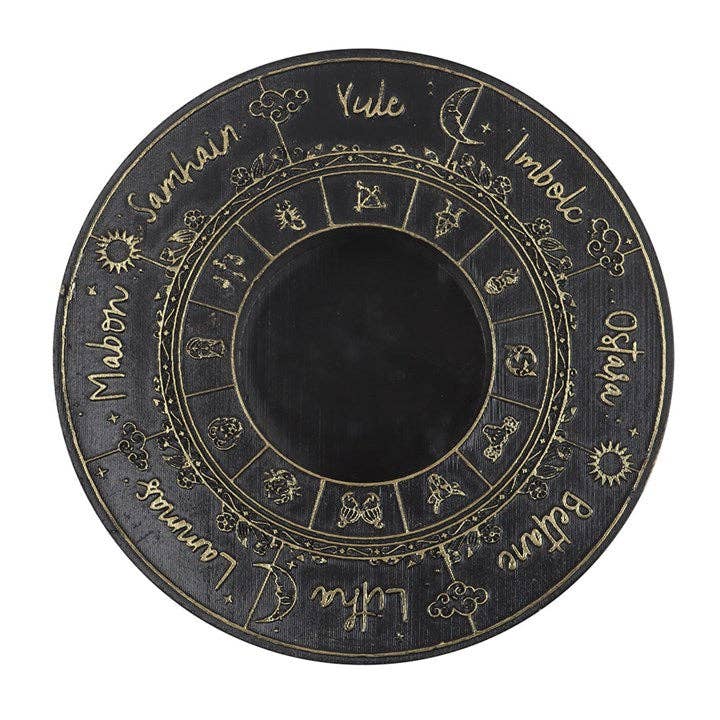 Telysholder med årshjulet