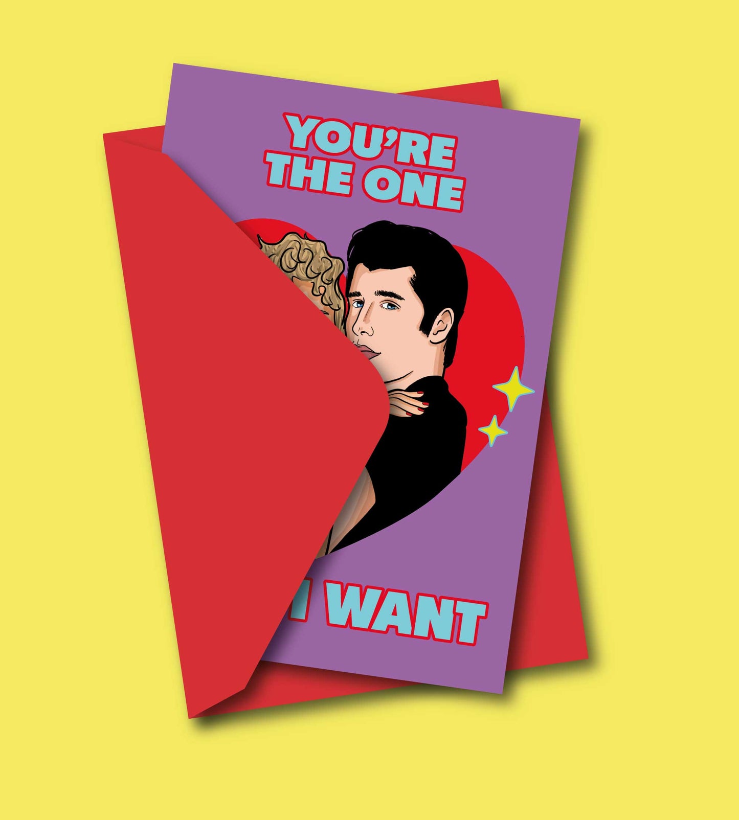 You're The One That I Want Grease Greeting Card