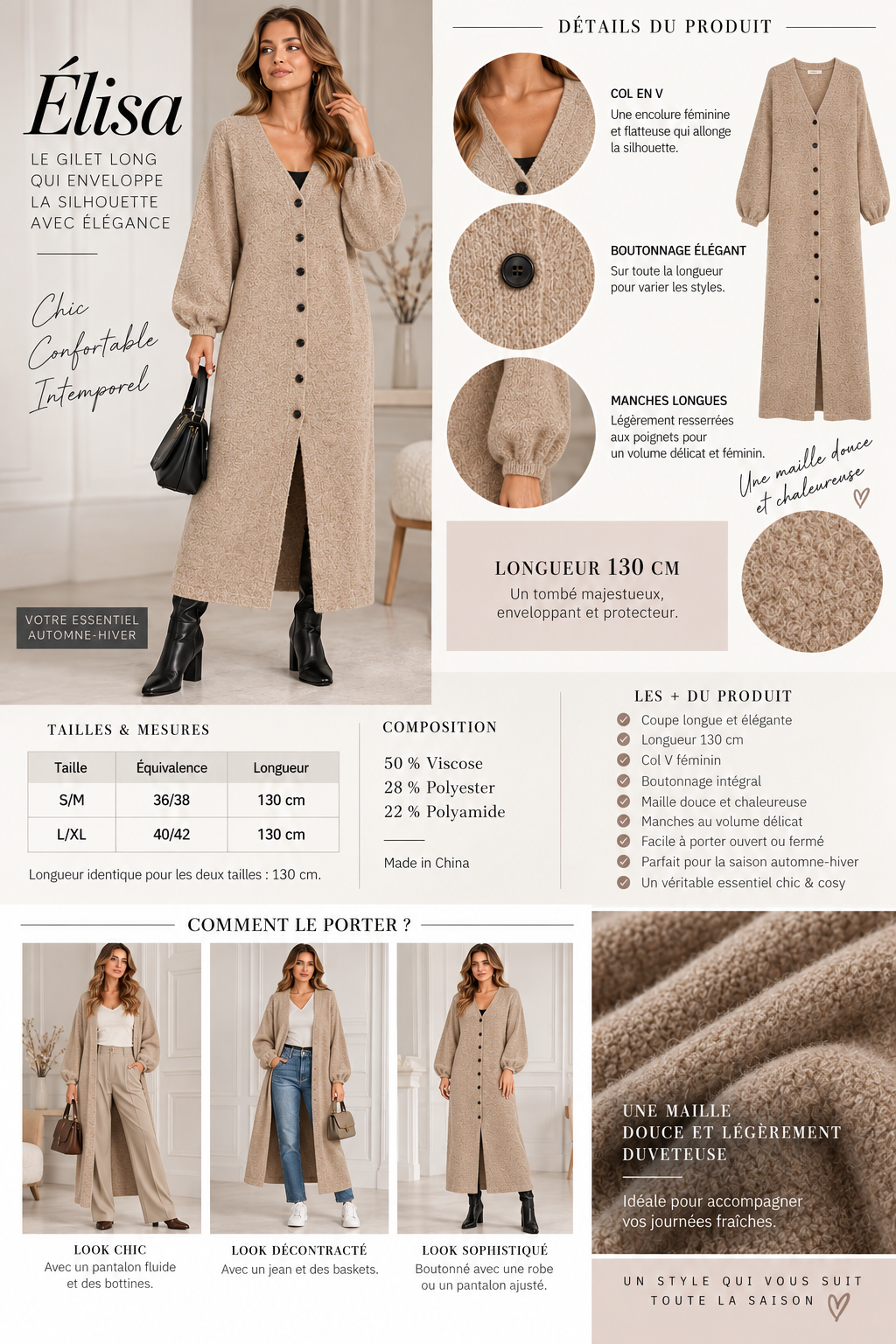 Lang cardigan