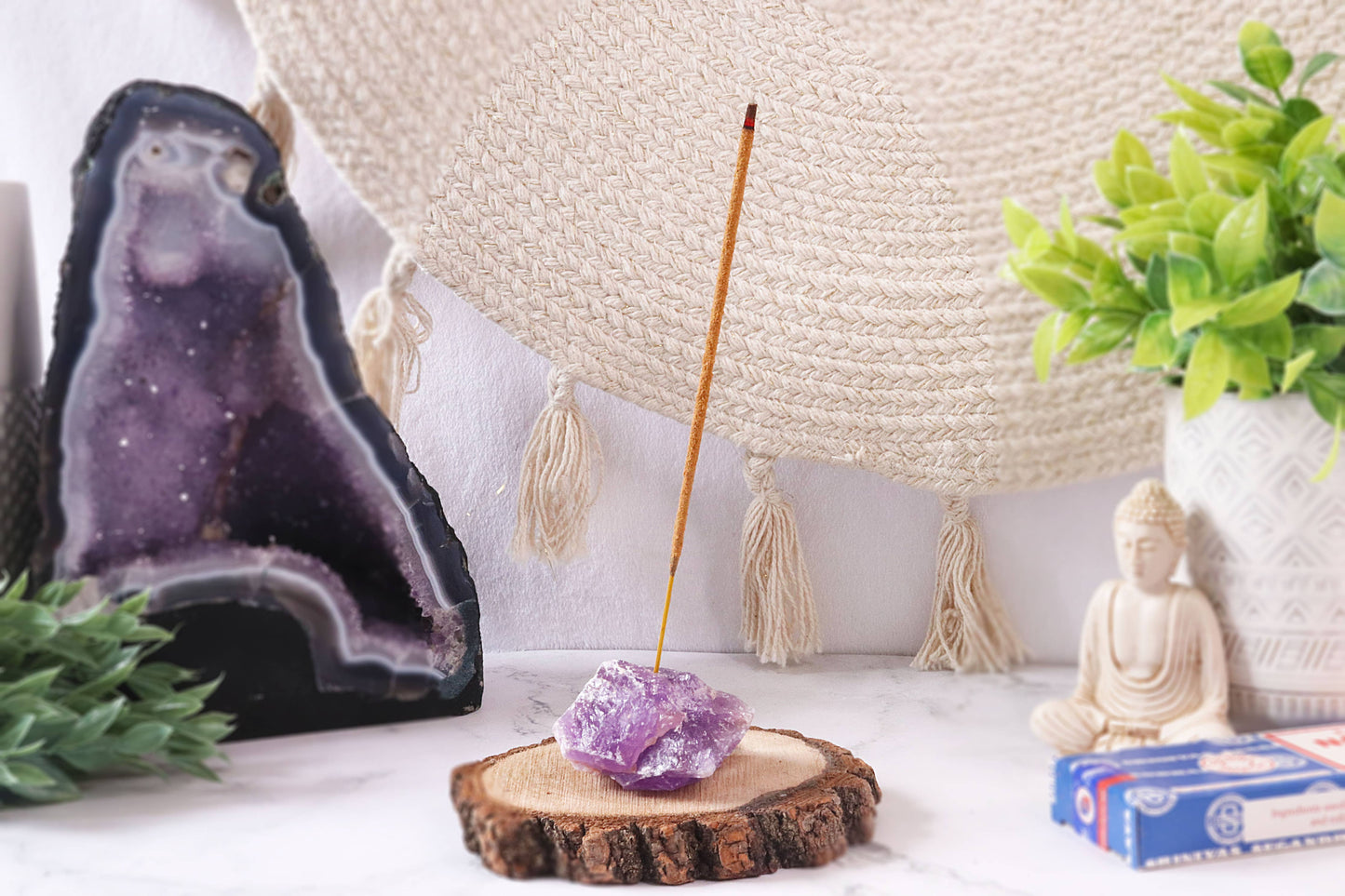 Ametyst Røkelsesholder