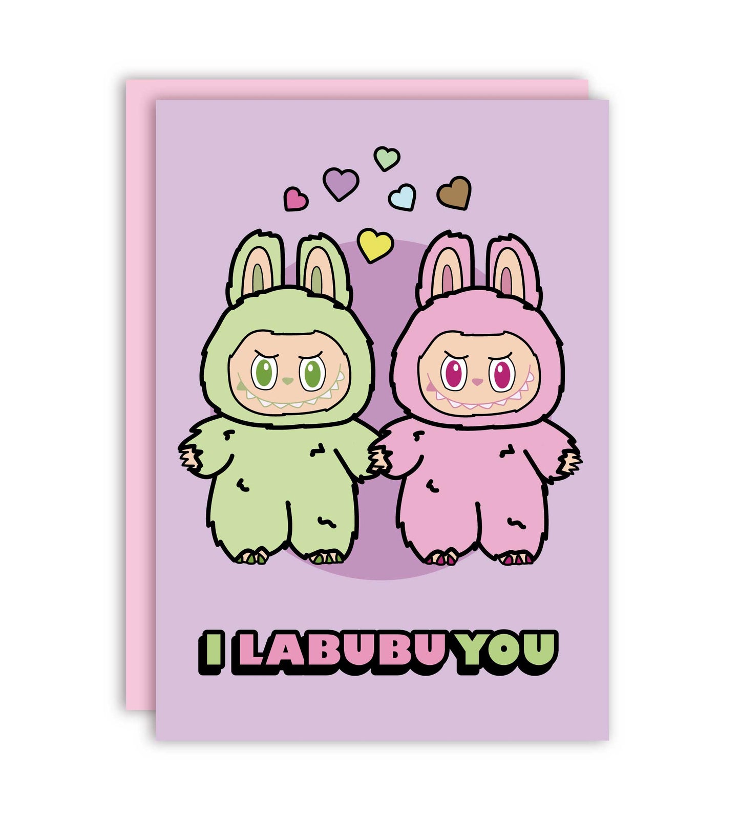 I Labubu You - Gratulasjonskort