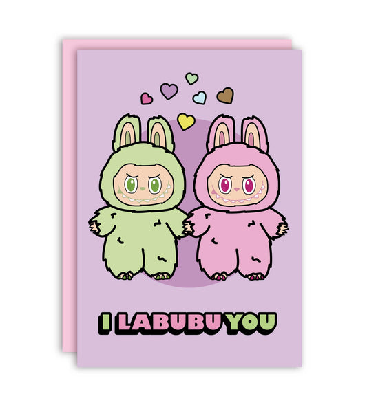 I Labubu You - Gratulasjonskort