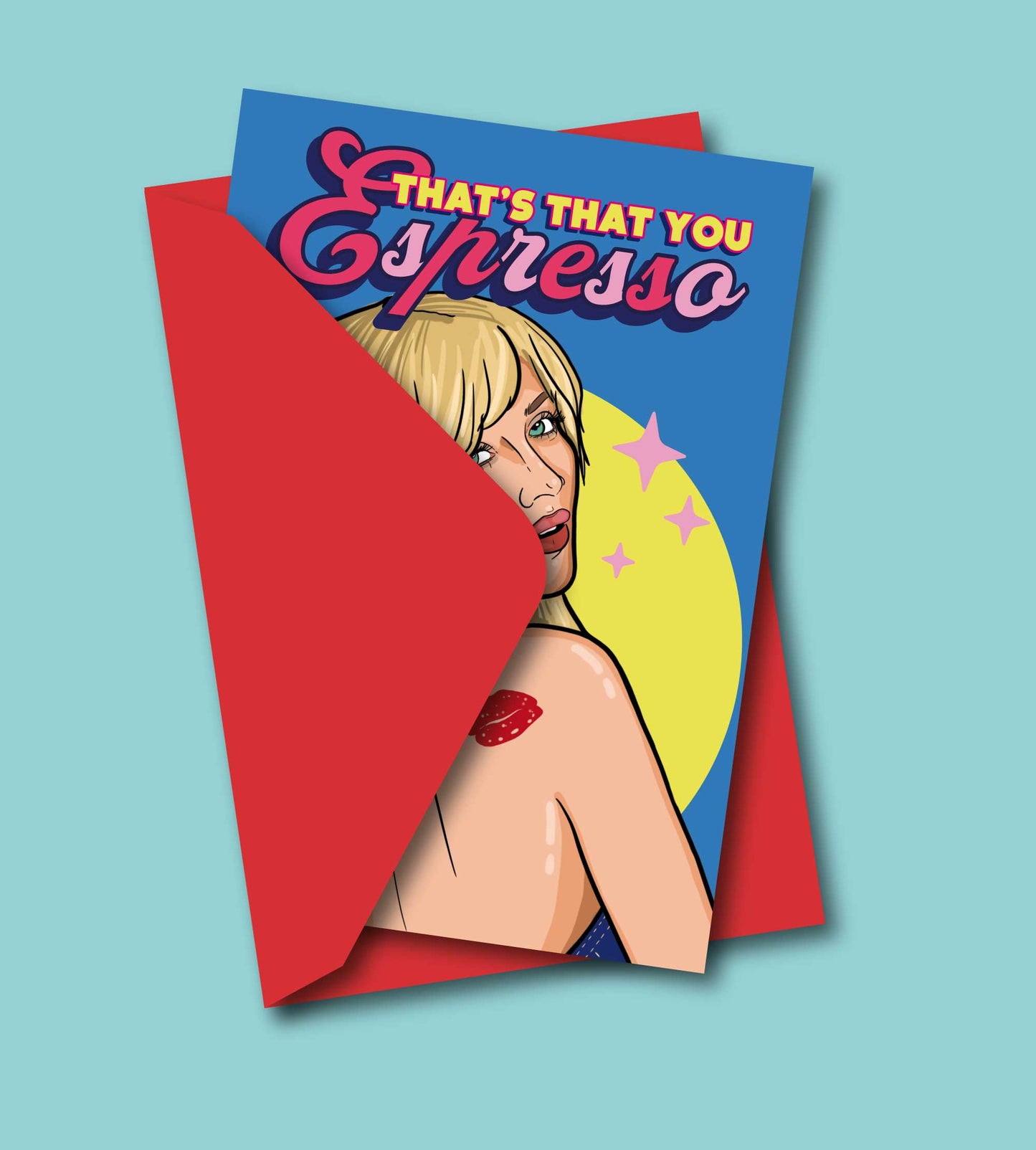 Espresso Sabrina Carpenter Greeting Card