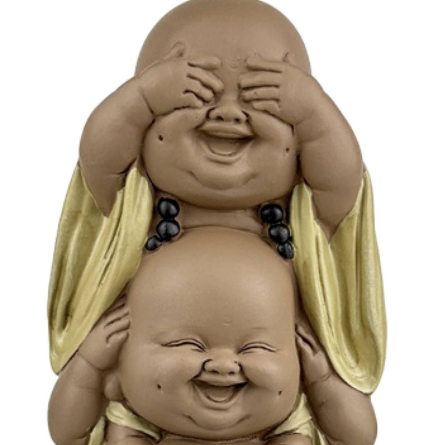 Tre Buddha figurer