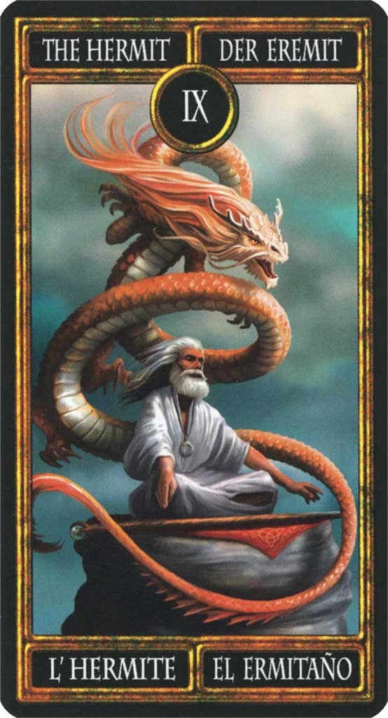 Anne Stokes Dragon Tarot Cards Deck Fournier