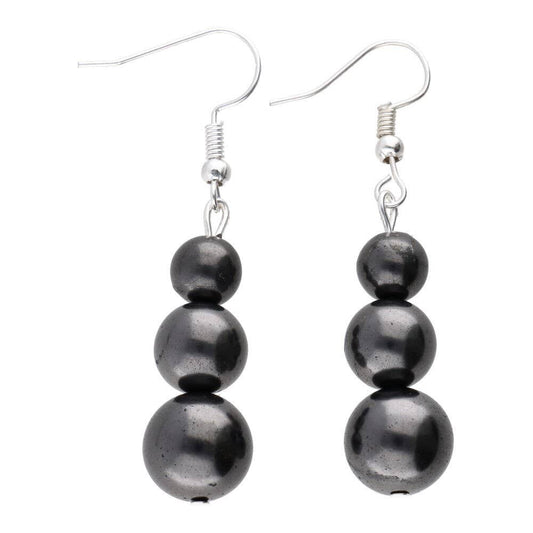Shungit Sphere Earrings