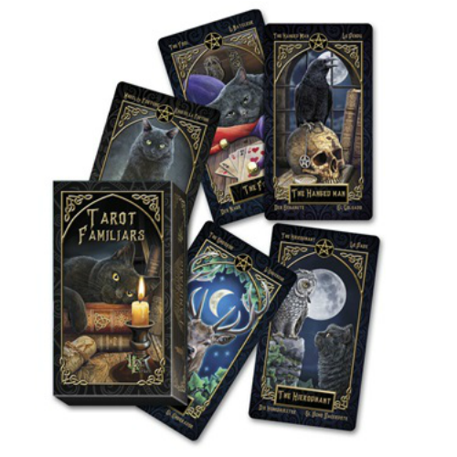 Tarot Familiars – Magisk Tarotkortsett av Lisa Parker