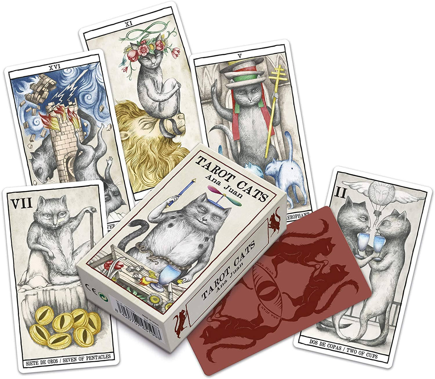 Tarot Cats Cards Fournier