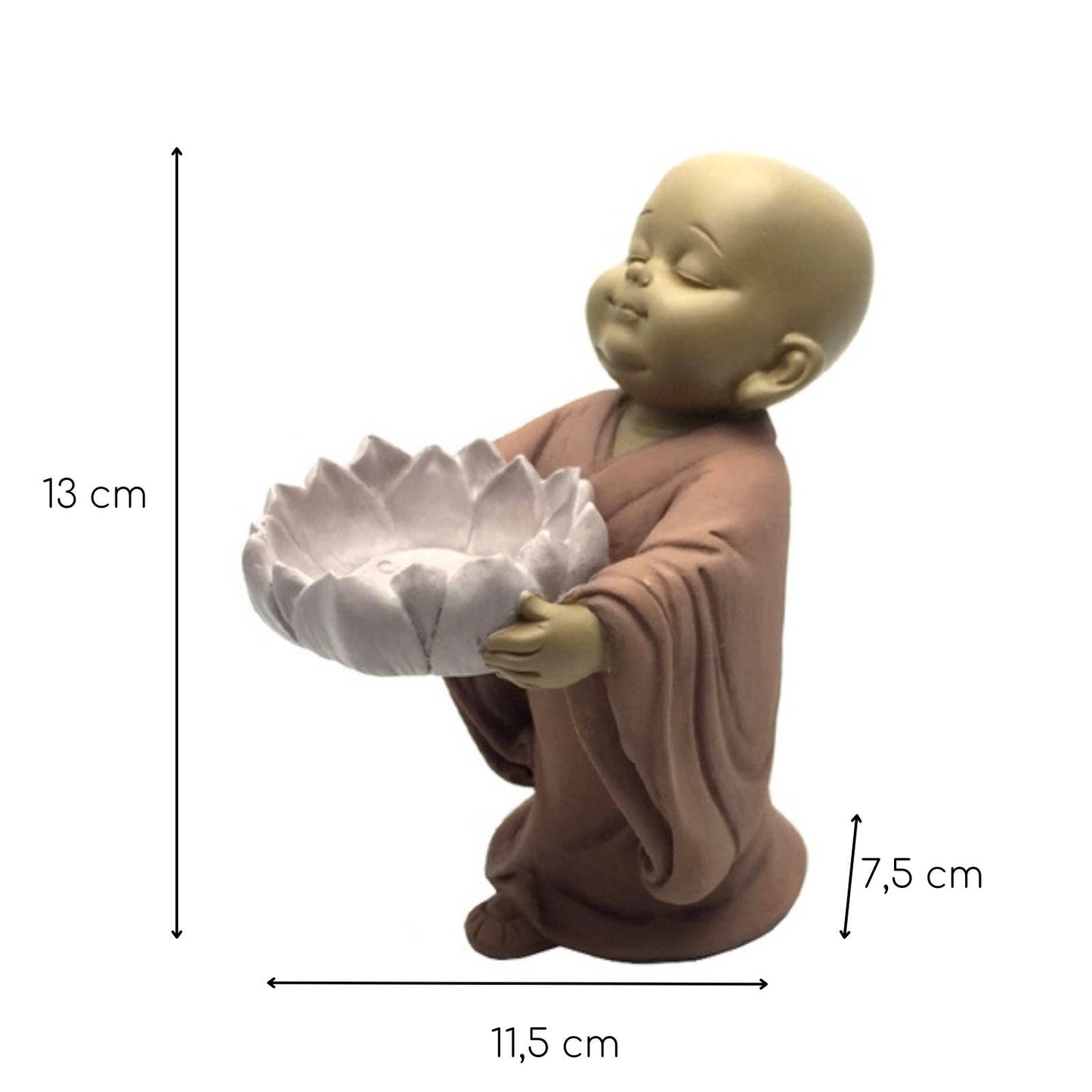 Buddha figur lysholder