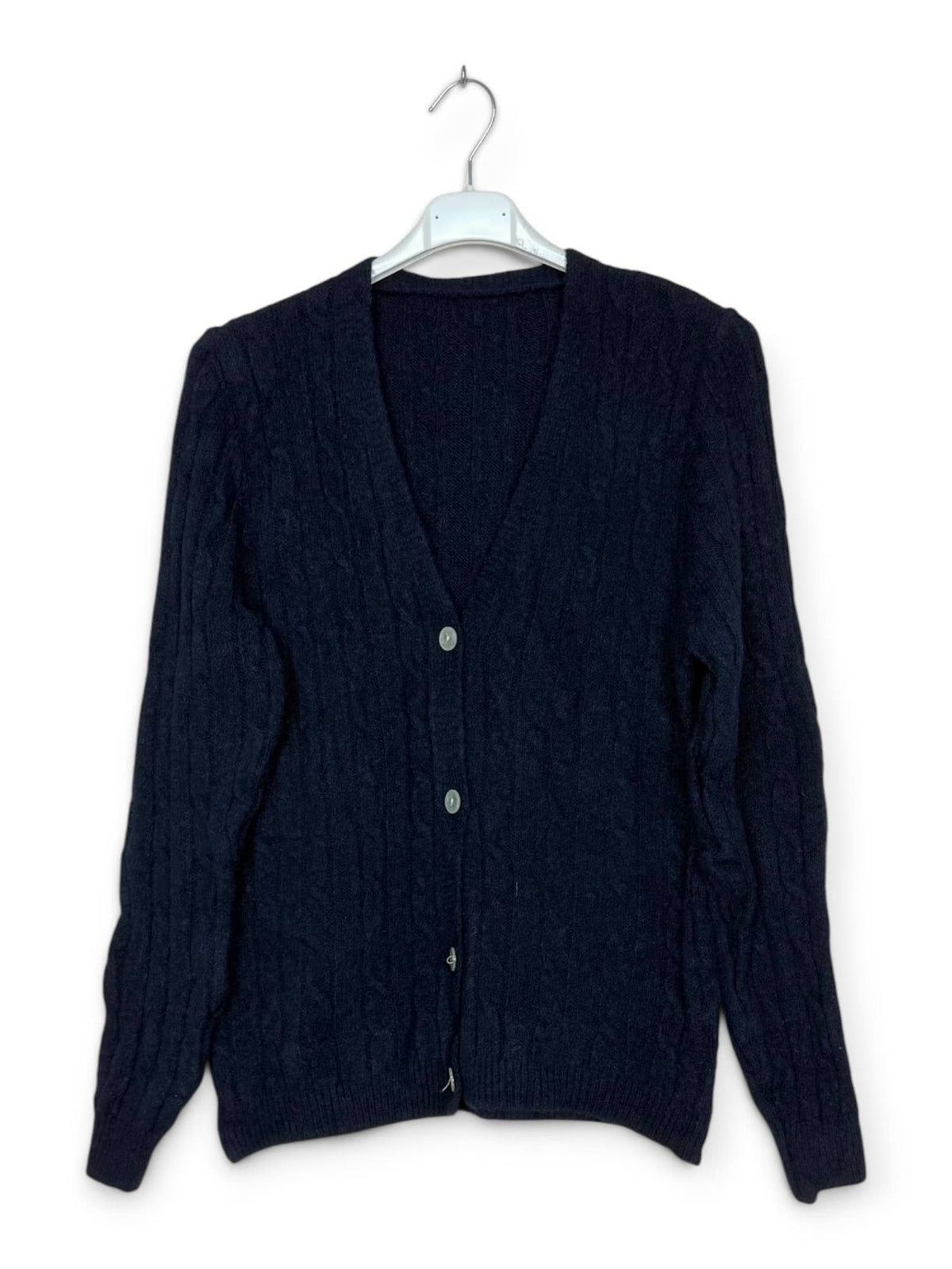 Myk cardigan i ullblanding