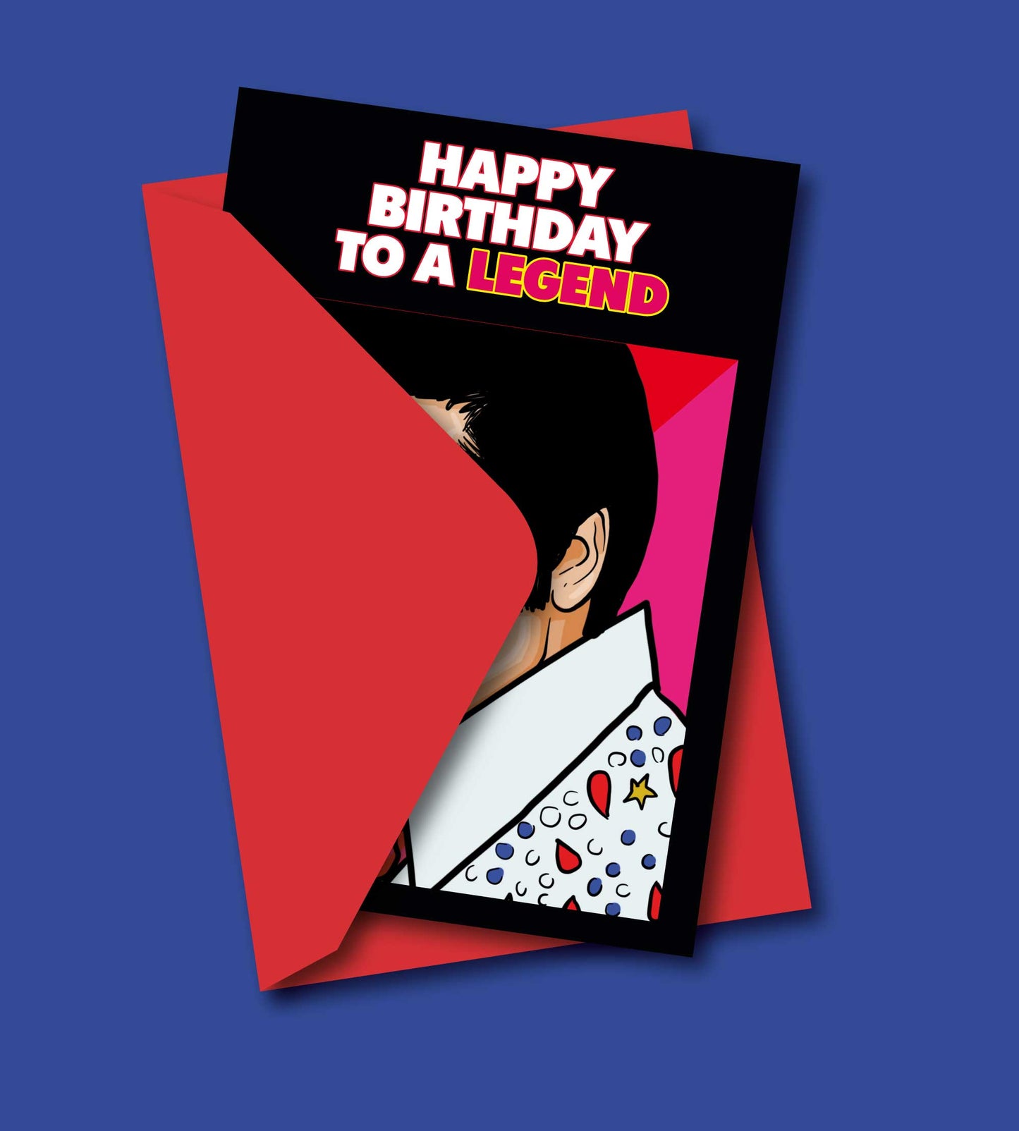 Happy Birthday To A Legend Elvis Greeting Card