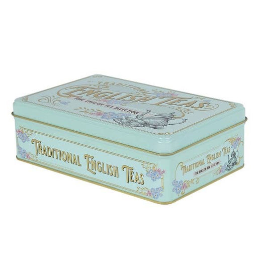 Vintage Victorian Tea Tin with 72 Teabags