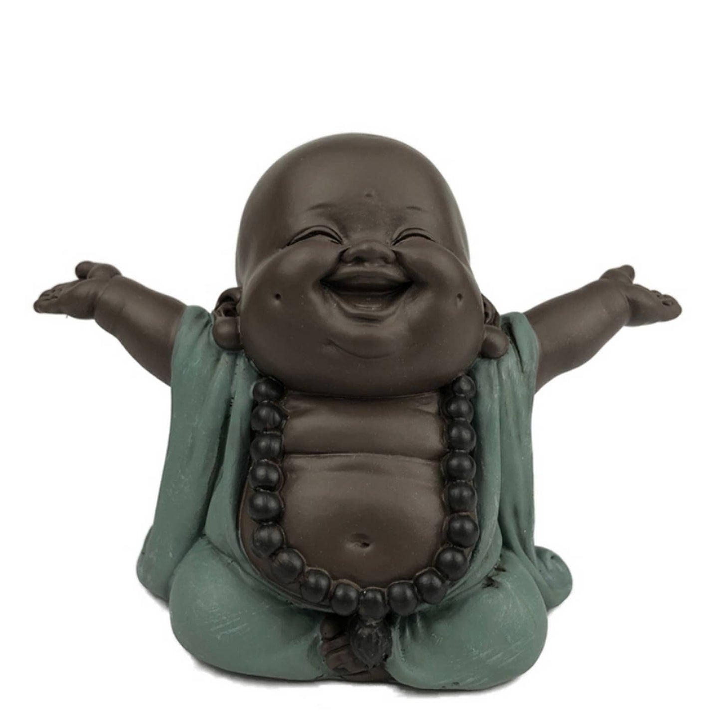 Smilende Buddha Figur