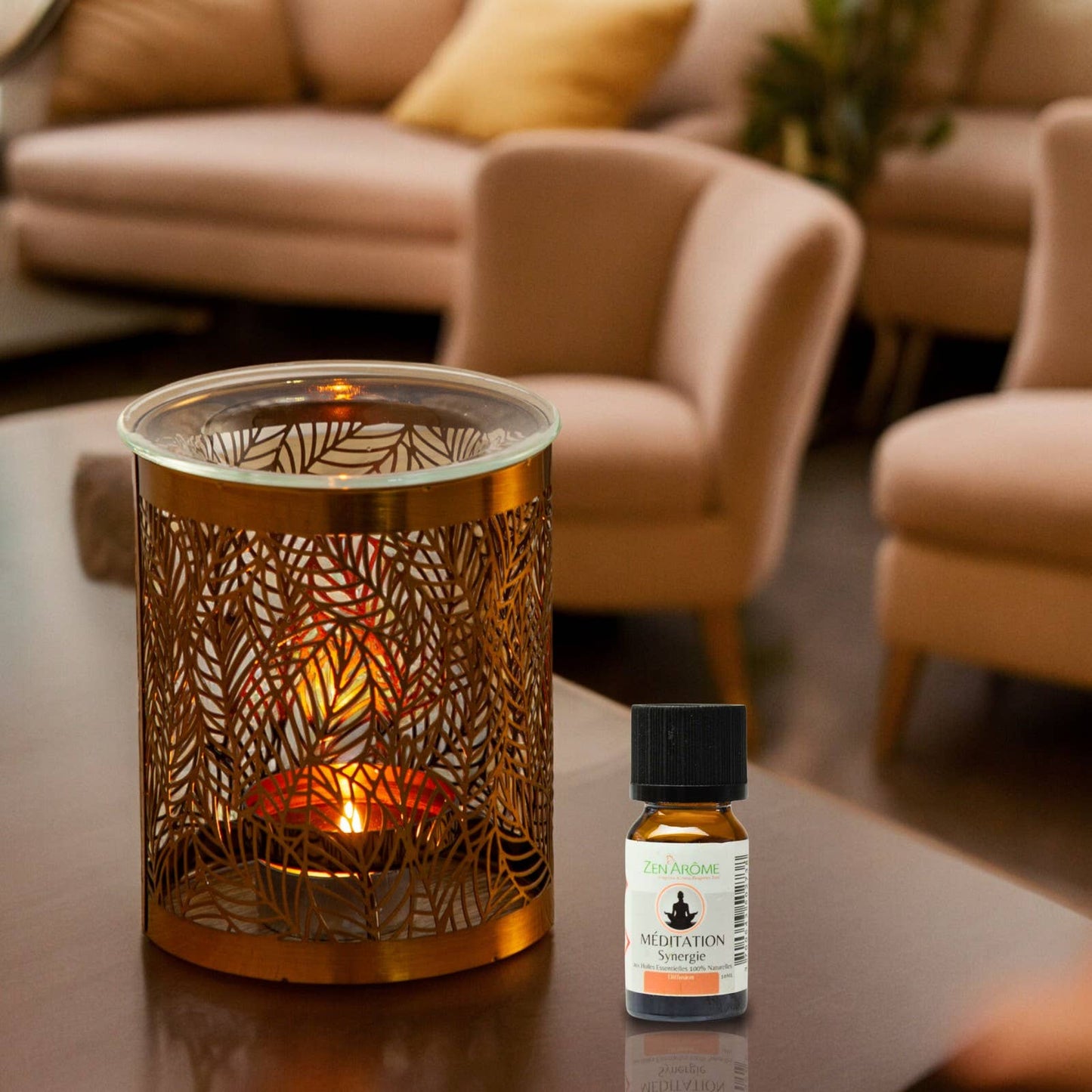 Metally Series Oil Burner — Leaves