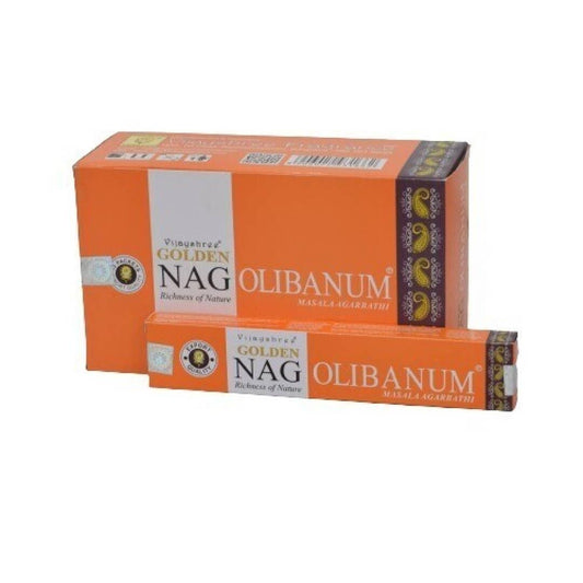 Incenso Vijayshree Golden Nag 15g Olibanum