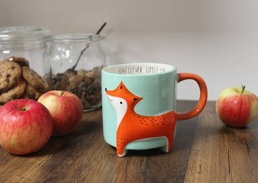 Cute animal fox coffee mug