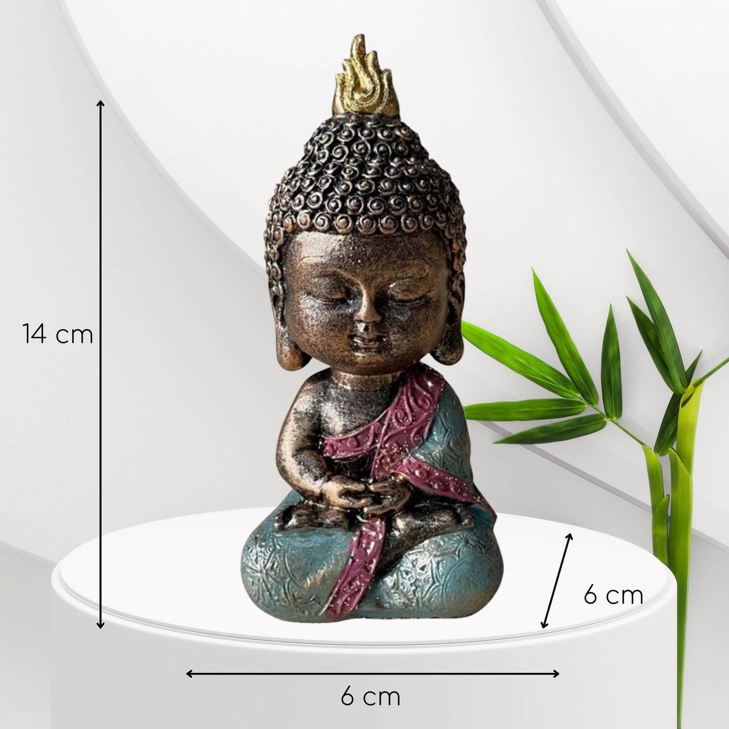 Baby Buddha figur- Feng Shui